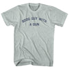 Good Guy With A Gun Adult Tri-Blend T-shirt by Tribe Lacrosse