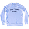 Great Pumpkin Believer Adult Tri-Blend Sweatshirt by Tribe Lacrosse