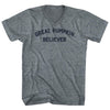 Great Pumpkin Believer Tri-Blend V-neck Womens Junior Cut T-shirt by Tribe Lacrosse