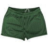 Pinstripes Shorty Short Gym Shorts 2.5" Inseam Made In USA by Tribe Lacrosse