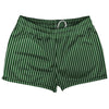 Pinstripes Shorty Short Gym Shorts 2.5" Inseam Made In USA by Tribe Lacrosse