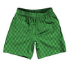 Pinstripes Athletic Running Fitness Exercise Shorts 7" Inseam Shorts Made In USA by Tribe Lacrosse
