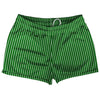 Pinstripes Shorty Short Gym Shorts 2.5" Inseam Made In USA by Tribe Lacrosse