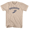 Greenock Running Track Winged Foot Adult Cotton T-shirt by Tribe Lacrosse