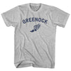 Greenock Running Track Winged Foot Adult Cotton T-shirt by Tribe Lacrosse