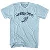 Greenock Running Track Winged Foot Adult Cotton T-shirt by Tribe Lacrosse