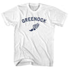 Greenock Running Track Winged Foot Adult Cotton T-shirt by Tribe Lacrosse