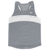 Grey Dark And White Running Track Tops Made In USA by Tribe Lacrosse
