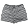 Pinstripes Shorty Short Gym Shorts 2.5" Inseam Made In USA by Tribe Lacrosse