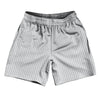 Pinstripes Athletic Running Fitness Exercise Shorts 7" Inseam Shorts Made In USA by Tribe Lacrosse