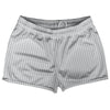 Pinstripes Shorty Short Gym Shorts 2.5" Inseam Made In USA by Tribe Lacrosse