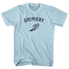 Grimsby Running Track Winged Foot Adult Cotton T-shirt by Tribe Lacrosse