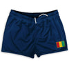 Guinea Country Heritage Flag Shorty Short Gym Shorts 2.5" Inseam Made In USA by Shorty Shorts