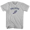 Halifax Running Track Winged Foot Adult Cotton T-shirt by Tribe Lacrosse