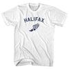 Halifax Running Track Winged Foot Adult Cotton T-shirt by Tribe Lacrosse