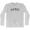 Hanoi Vintage City Adult Cotton Long Sleeve T-shirt by Ultras