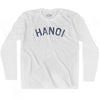 Hanoi Vintage City Adult Cotton Long Sleeve T-shirt by Ultras