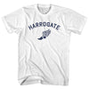 Harrogate Running Track Winged Foot Adult Cotton T-shirt by Tribe Lacrosse
