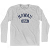 Hawaii USA Adult Cotton Long Sleeve T-shirt by Ultras