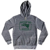 Hecho En Austin Eagle Cotton-Poly Blend Hoodie by Tribe Lacrosse