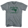 Hecho En Austin Eagle Adult Tri-Blend T-shirt by Tribe Lacrosse