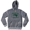 Hecho En Dallas Eagle Cotton-Poly Blend Hoodie by Tribe Lacrosse