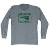 Hecho En El Paso Eagle Adult Tri-Blend Long Sleeve T-shirt by Tribe Lacrosse