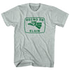 Hecho En Elgin Eagle Adult Tri-Blend T-shirt by Tribe Lacrosse
