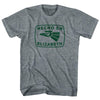 Hecho En Elizabeth Eagle Adult Tri-Blend T-shirt by Tribe Lacrosse