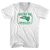 Hecho En Greeley Eagle Adult Cotton V-neck T-shirt by Tribe Lacrosse