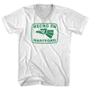 Hecho En Hartford Eagle Adult Cotton V-neck T-shirt by Tribe Lacrosse