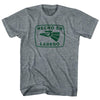 Hecho En Laredo Eagle Womens Tri-Blend Junior Cut T-Shirt by Tribe Lacrosse