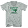 Hecho En Laredo Eagle Adult Tri-Blend V-neck T-shirt by Tribe Lacrosse