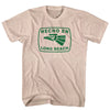 Hecho En Long Beach Eagle Adult Tri-Blend T-shirt by Tribe Lacrosse
