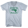 Hecho En McAllen Eagle Adult Tri-Blend V-neck T-shirt by Tribe Lacrosse