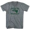 Hecho En Murrieta Eagle Tri-Blend V-neck Womens Junior Cut T-shirt by Tribe Lacrosse