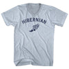 Hibernian Running Track Winged Foot Adult Tri-Blend V-neck T-shirt by Tribe Lacrosse