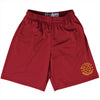 Hickory Red Lacrosse Shorts Made In USA by Tribe Lacrosse