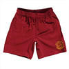 Hickory Red Soccer Shorts Made In USA by Tribe Lacrosse