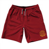 Hickory Red 10" Swim Shorts Made in USA by Tribe Lacrosse