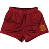 Hickory Red Womens & Girls Sport Shorts End Made In USA by Tribe Lacrosse