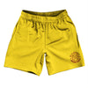 Hickory Yellow Athletic Running Fitness Exercise Shorts 7" Inseam Shorts Made In USA by Tribe Lacrosse
