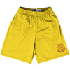 Hickory Yellow Lacrosse Shorts Made In USA by Tribe Lacrosse
