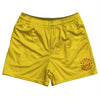 Hickory Yellow Rugby Shorts Made In USA by Tribe Lacrosse