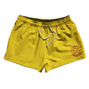 Hickory Yellow 2.5" Swim Shorts Made in USA by Tribe Lacrosse