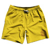 Hickory Yellow Swim Shorts 7" Made in USA by Tribe Lacrosse