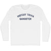 History Trivia Gangster Adult Cotton Long Sleeve T-shirt by Tribe Lacrosse