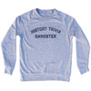 History Trivia Gangster Adult Tri-Blend Sweatshirt by Tribe Lacrosse