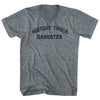 History Trivia Gangster Tri-Blend V-neck Womens Junior Cut T-shirt by Tribe Lacrosse