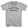 History Trivia Gangster Adult Cotton V-neck T-shirt by Tribe Lacrosse
